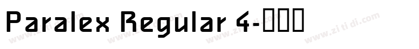 Paralex Regular 4字体转换